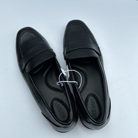 Old Navy Women's Low Heel Preppy Style Black Modern Penny Loafer Sz 8 - Picture 6 of 9